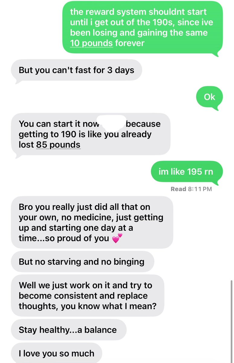 omadlynn's tweet photo. my mom agreed to start giving me $5 for every pound i lose, but she doesn’t want me fasting which is like..  what im trying to lock back in on 😅😅😅 https://t.co/aQlSQrd3k5