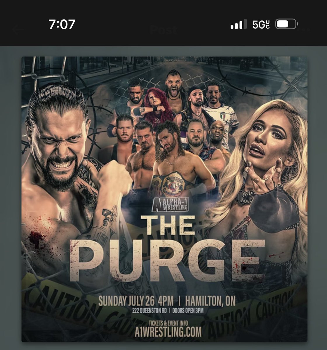 DanielFan2026's tweet photo. @A1Wrestling @realKILLERkross @Lady_Scarlett13 #KillerKross #TickTock 👹🔥⏳ https://t.co/U7N4sCxkbD