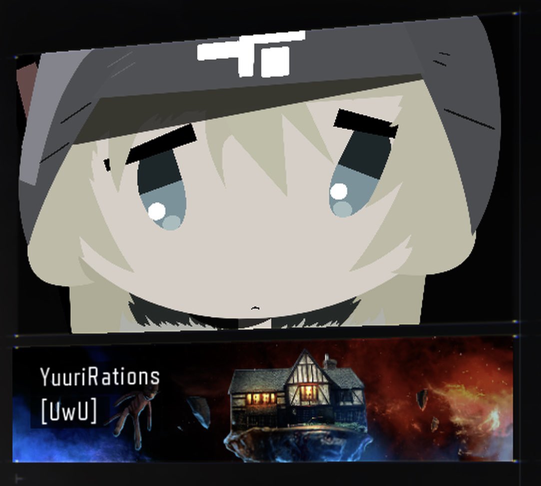 SapphicYuuri's tweet photo. @SaintsVFX I made this emblem myself and it’s okay and I’m proud of it all tho I think I did a better job in bo3 (image is what is based off) https://t.co/YZM5rjzliQ