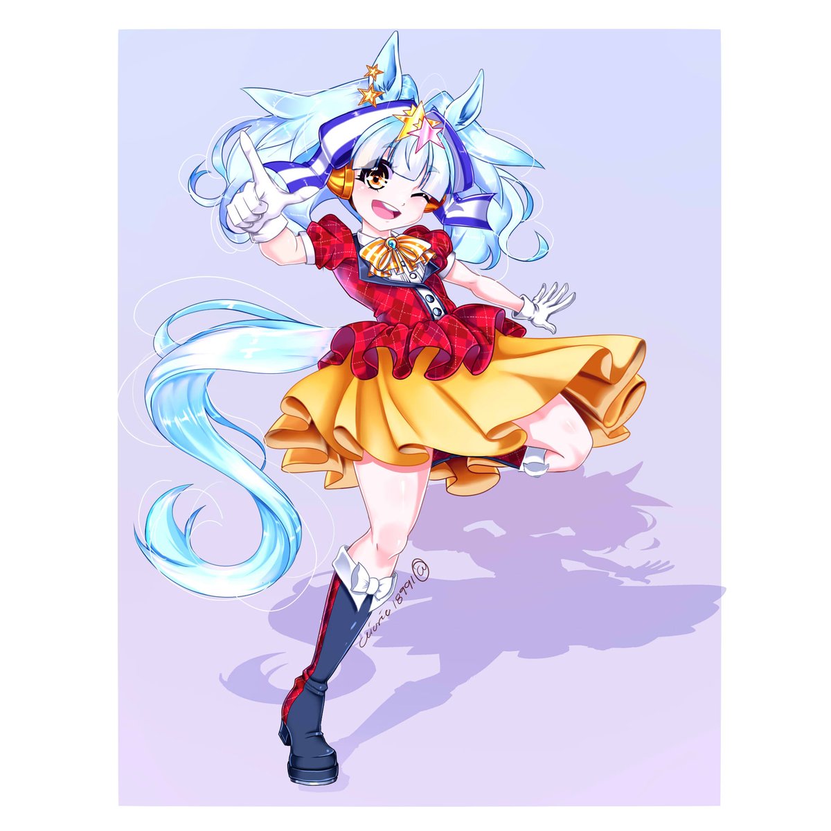 aioria18991's tweet photo. Hola a todos, he estado desaparecido un rato, he vuelto con este dibujo de Lily Hosikawa de zombie land saga como una Uma Musume...
Espero y les guste

#hoshikawaLily #星川リリィ #ZombieLandSaga #Franchouchou #LilyHoshikawa #Draw #anime #Fanart #フランシュシュ #umamusume https://t.co/OGTOiTtwYt