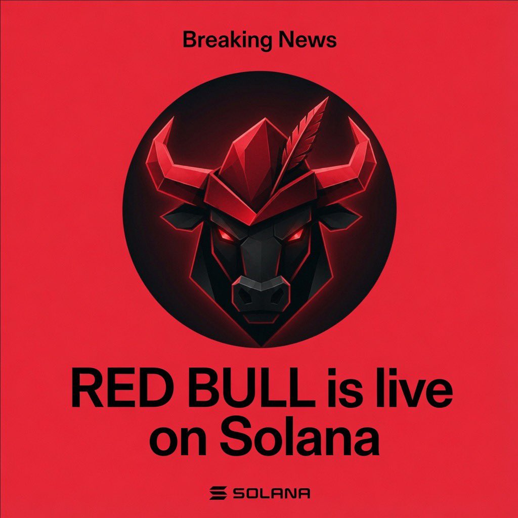 Redbullsem's tweet photo. Every wallet gets 100,000 solana:B7DTbYbpfyK9BBtpFAQj8dtz8BdVf7taHo9TsDuDpump When get to 3k Followers⚡️

Just drop your $SOL address

Follow @Redbullsem  &amp; RT 🔄

800 First 👇⏳

#SolanaAirdrop #Solana https://t.co/LdUK9b8kXz