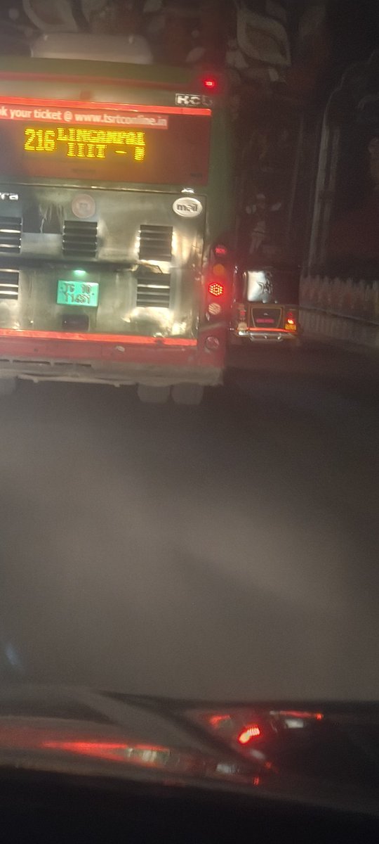 sameersamu30's tweet photo. @TGSRTCHQ @HYDTP @TelanganaDGP After I confronted the driver, he identified himself as "Ramesh" and rudely said, "Do whatever you want." I request @TGSRTCHQ to verify the bus CCTV/GPS records for that time, identify the driver of bus TG10T1451, and take strict disciplinary action. Public safety must come first https://t.co/SUku12g0Y7