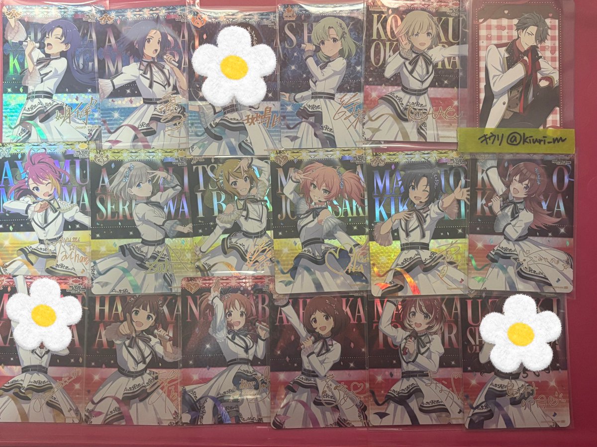 kiuri_m's tweet photo. 【交換】アイドルマスター カードフォリオ IWSF
譲:画像1.2枚目
求:画像3.4枚目　
SSRは咲季のみ♾️ その他各1
SRは⭐️1優先で探しております。

郵送または現地３日目手渡しにて
よろしくお願いいたします。 https://t.co/C3b7NaERMf