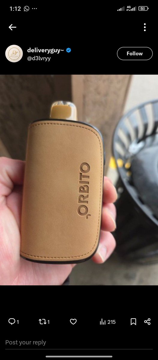 Billdelive5h's tweet photo. CANADIAN CLASSIC 🇨🇦🍁
ORBITO 2G⛽️

AVAILABLE IN BIT N BULK 📦📦📦
ORDER ON TELE :https://t.co/cHtT9fIrYk

#review #dranks #ThcCarts
#ThcVapes #Disposables #WeedPen #Thc
#DabPens #Yarts #yart #exotic #smoke https://t.co/90jk88bubh