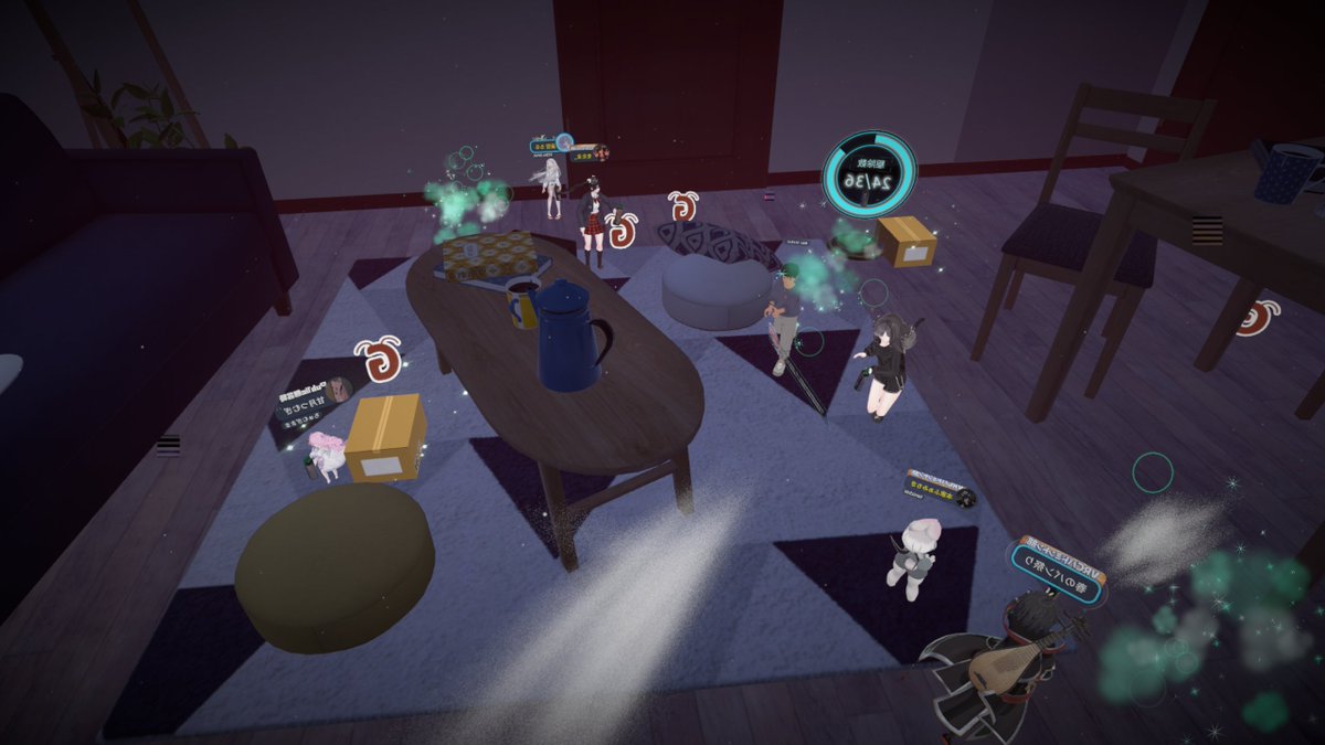 nanoaiu's tweet photo. #VRChat 
この前のVRCバドミントン部でVketまわったやつ～
ちょ～楽しかった♪(๑>◡<๑) https://t.co/21o2voV9oM