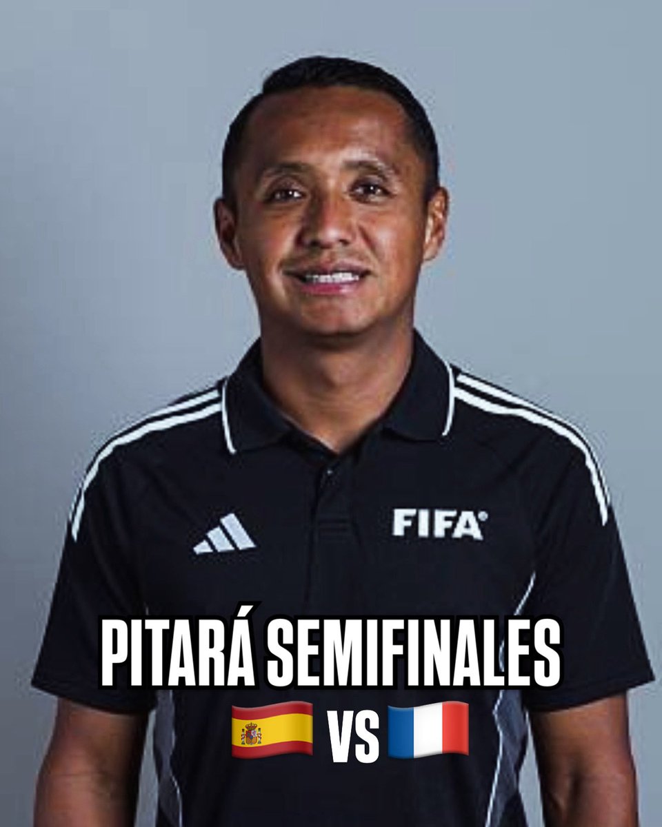 gordorodriguez's tweet photo. 💥Histórico 💥
El Salvadoreño 🇸🇻 Iván Barton será el arbitro principal del España 🇪🇸 vs Francia 🇫🇷 , acompañado también por su compatriota David Moran como juez de línea.
Tremenda noticia para el fútbol salvadoreño y de Centroamérica. Aunque no les guste en Honduras 🇭🇳 y Paraguay 🇵🇾 Barton hace historia en United 2026
