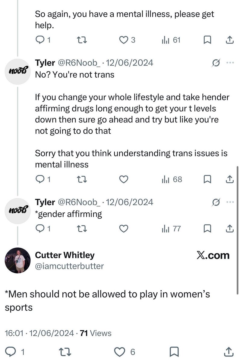 yousaidhowsad's tweet photo. @iamcutterbutter @HannahMaeLois Hey is this you tho?? Someone who thinks a “Palestinians are goat fuckers” joke is a sick own?? Someone who explicitly called trans women men? 

It’s one thing trying to ignore any criticism you get, it’s a whole other thing to spend the past few weeks acting victimized online https://t.co/eYJhu1IkrQ