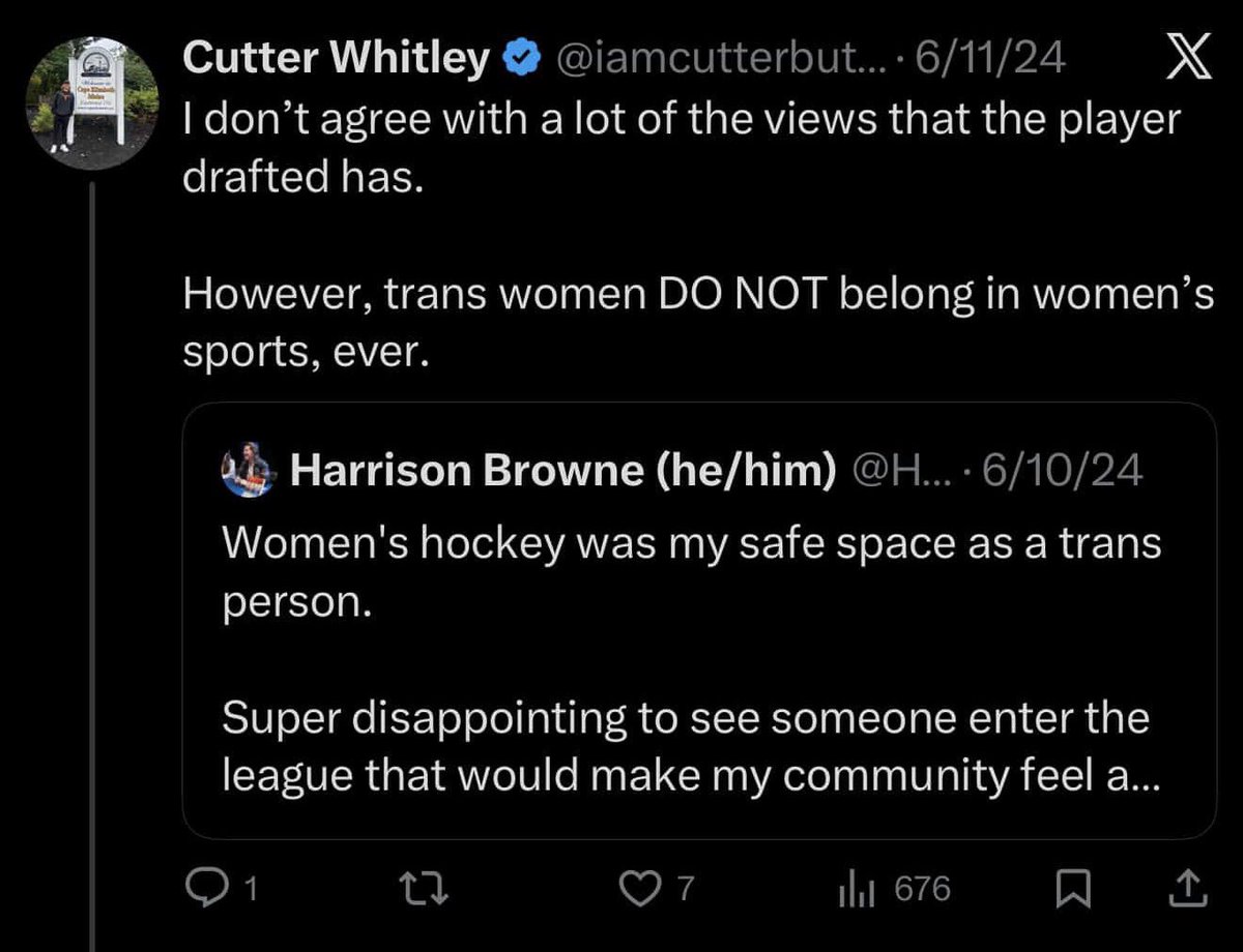 yousaidhowsad's tweet photo. @iamcutterbutter @HannahMaeLois Hey is this you tho?? Someone who thinks a “Palestinians are goat fuckers” joke is a sick own?? Someone who explicitly called trans women men? 

It’s one thing trying to ignore any criticism you get, it’s a whole other thing to spend the past few weeks acting victimized online https://t.co/eYJhu1IkrQ