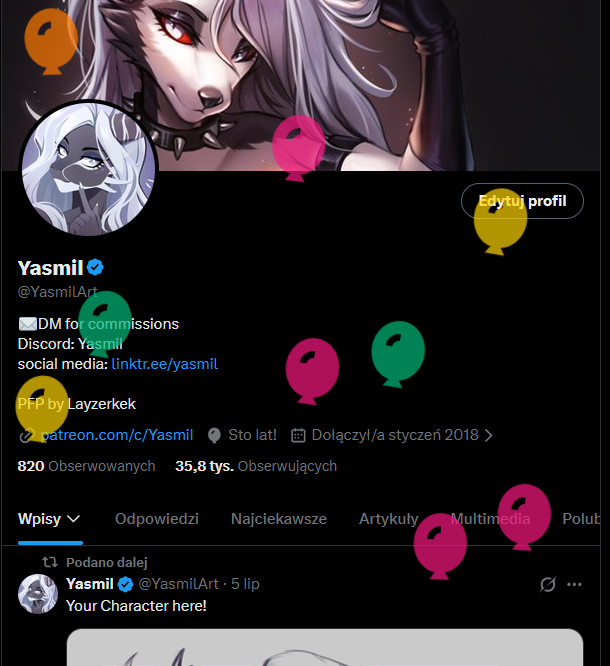 YasmilArt's tweet photo. birthday girl! 🥳 https://t.co/7UX5Z1vicJ