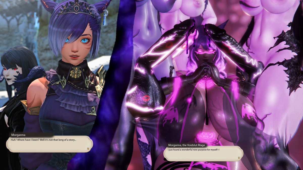 VoidslutMage's tweet photo. I’m telling you, nothing changed with me!

The only thing that’s different is meeting @VoidsentAuRa and finding a new purpose~

Well, you could too <3 https://t.co/xPs67wNqpE