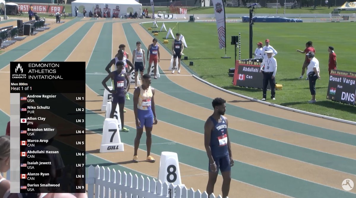 TheLongJog's tweet photo. 【速報】エドモントン招待陸上競技会 男子800m クレイアーロン竜波選手(Penn State大)が1分44秒32の自己ベスト&日本歴代2位🔥日本中距離界がアツい🔥

尚、TOPは1分41秒20の自己ベストを持つアロップ、400mは49秒73で通過しています。

■最終リザルト
1.Marco Arop（CAN）1分42秒13
2.Allon Clay（JPN）1分44秒32
3.Abdullahi Hassan（CAN）1分44秒68
4.Isaiah Jewett（USA）1分45秒24
5.Alanzo Ryan（CAN）1分47秒16
6.Darius Smallwood（USA）1分47秒53
7.Niko Schultz（PUR）1分51秒02
ー.Andrew Regnier（USA）DNF