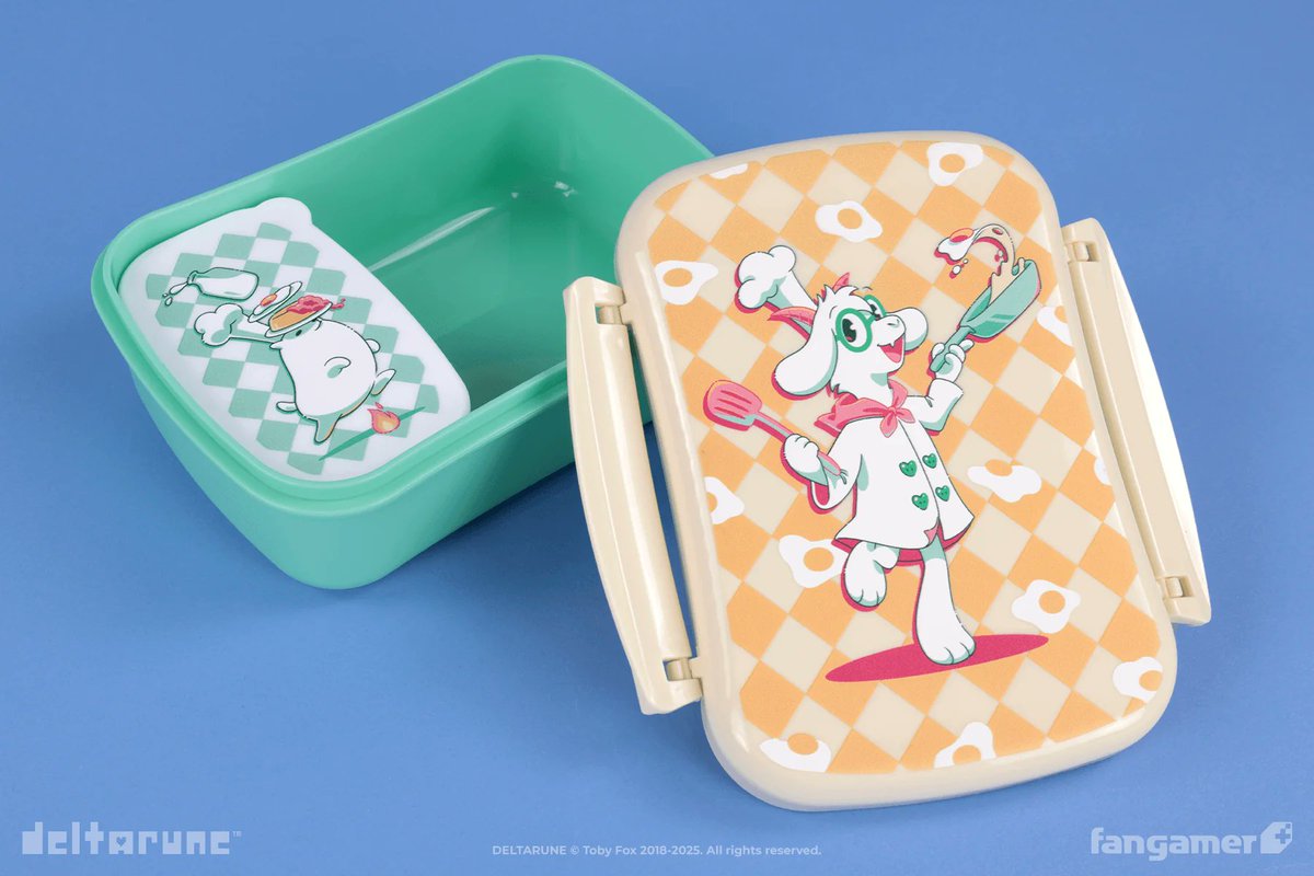 Fangamer's tweet photo. Two bento restocks have arrived! 

Lunchland and Chef Ralsei are available now: https://t.co/37tWEhUkbe https://t.co/NeBwN2XE93
