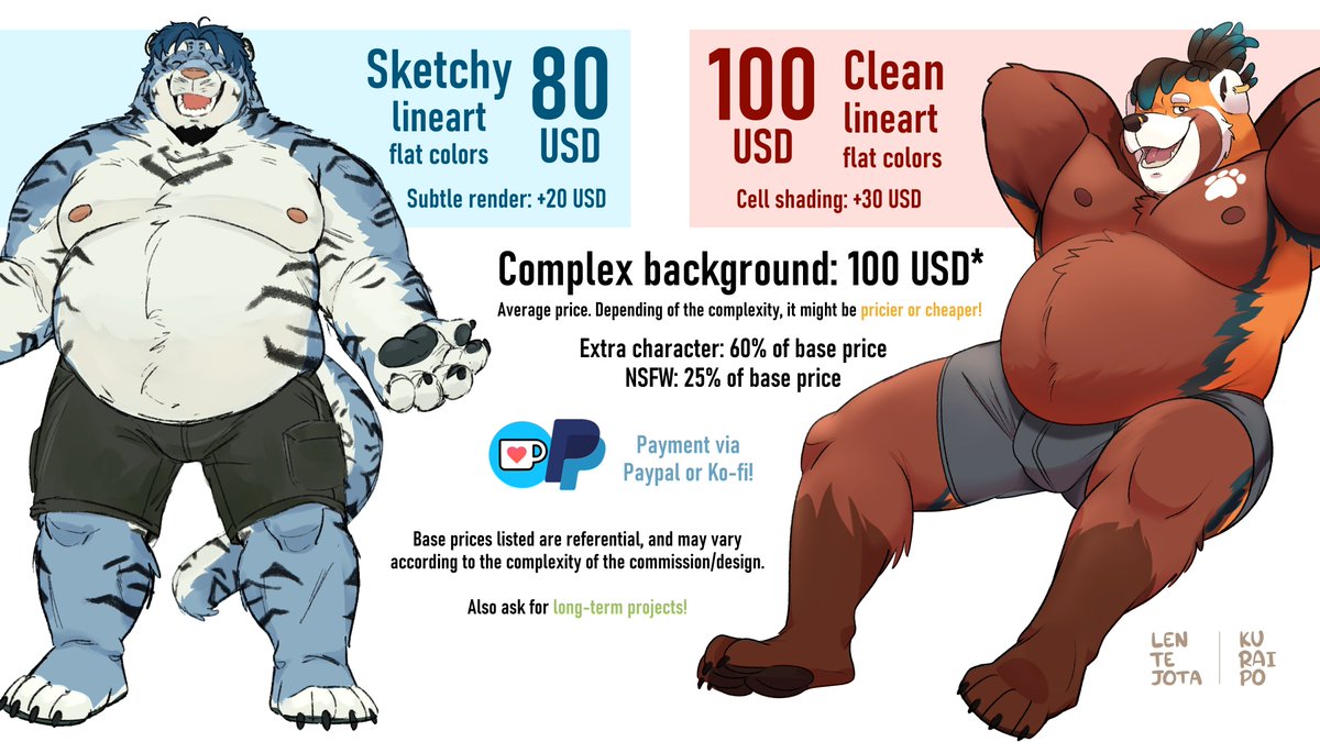 lentejota_'s tweet photo. 💖🐻Opening commissions again! 🐻💖
DM if you're interested nn

♻RT's are really appreciated! ♻ https://t.co/l0wULQiQVt