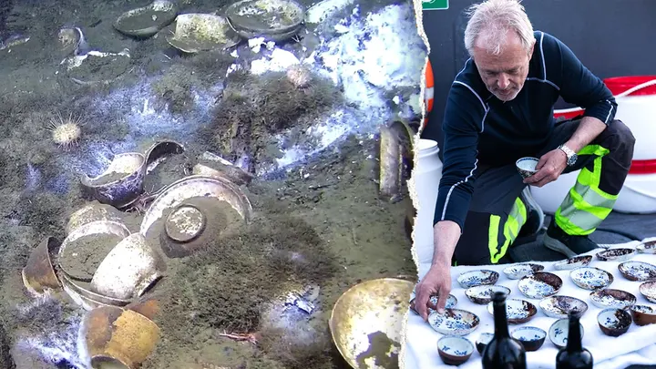 WhirlwindWillow's tweet photo. 'Spectacular' shipwreck found with underwater time capsule of untouched cargo: 'Amazing find'
Undamaged Chinese porcelain, chandeliers and luxury goods lie 1,970 feet down in Skagerrak Strait https://t.co/lmZvzfGaPm