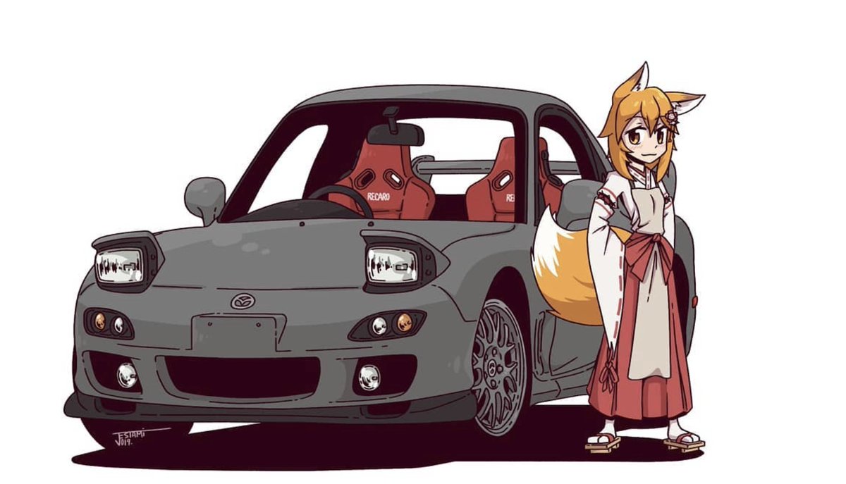 KitsuneSenko428's tweet photo. I didn't know Senko-San could drive! 🧡🦊 https://t.co/WwlXGxlqCo