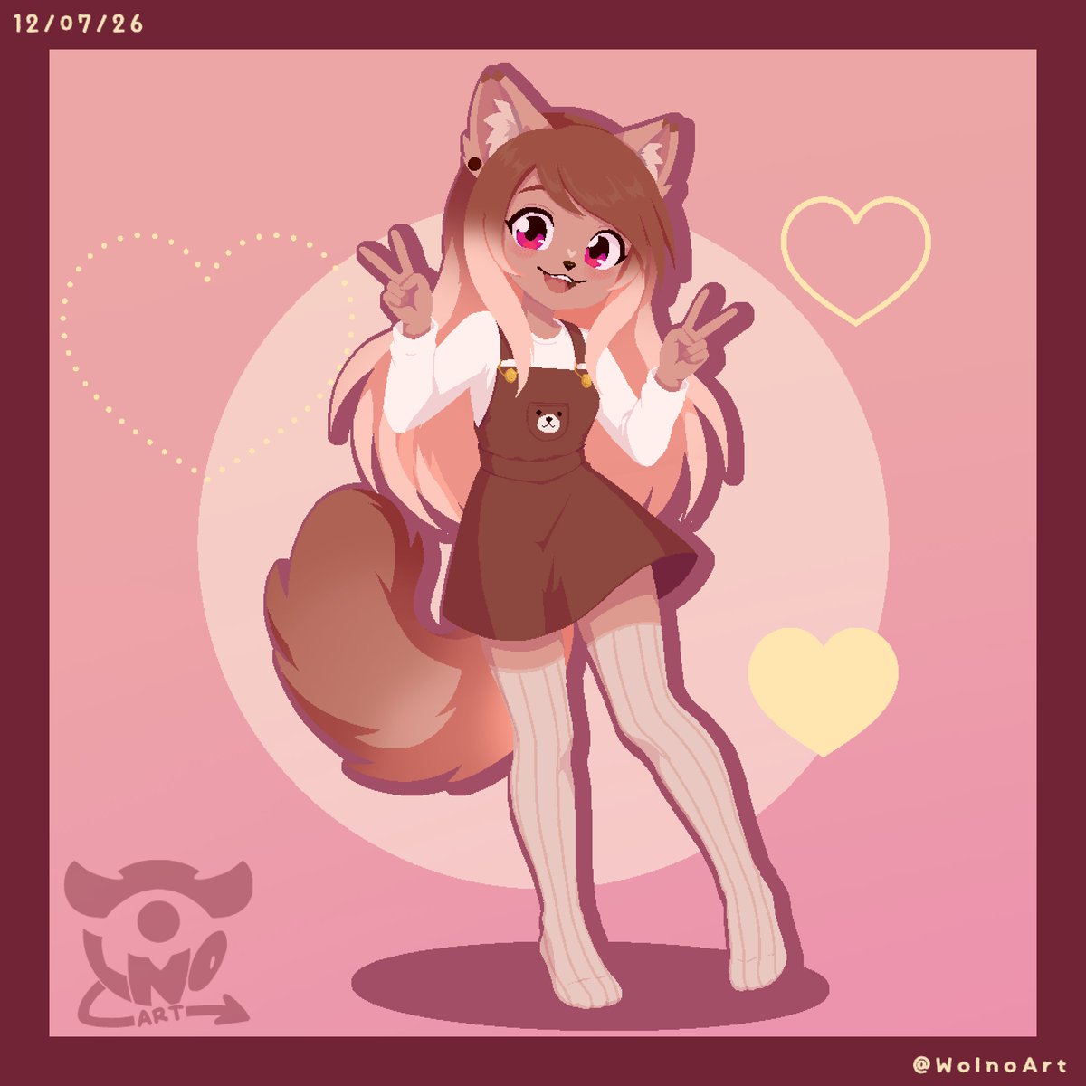 WolnoArt's tweet photo. Mocha the cat!!! for @ItsNekoamai!!       

[Artfight 2026 - #12] https://t.co/uBFxzUxUio