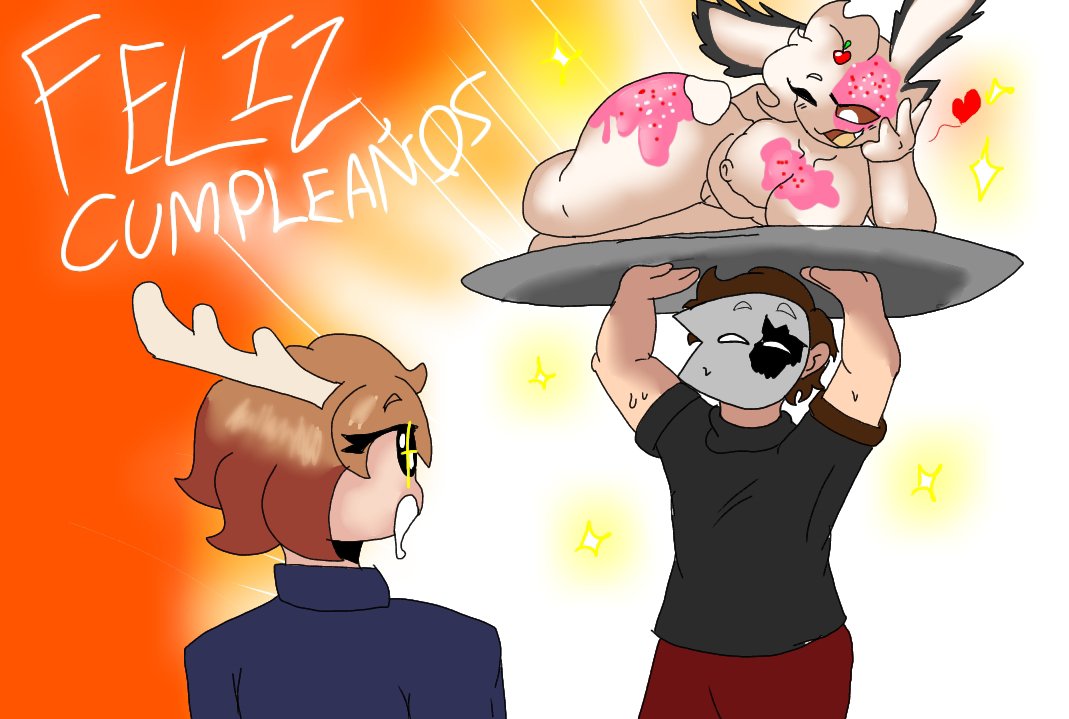 ThePolly462's tweet photo. Ya se que pedir pero no será para mí, será para alguien especial.
¡Feliz cumpleaños @Alejandrauwu588 !
🎂🎉🎈🎁🥳
#draw #drawings #digitalart #art #happybirthdayale #nsfw @lokbunny17 https://t.co/vOde0Z5AXB