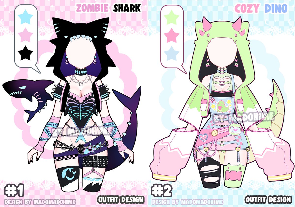 madomadohime's tweet photo. 🩷🩷Outfit Adoptable Design 🩷🩷
Likes and shares are very much appreciated<3
#1 elegant and sexy -- #2 Sweet and innocent
🩷🩷 Which one do you prefer? 🩷🩷
~ ~ (info below👇) ~ ~
#adoptablevgen #adoptdesign https://t.co/1HqvXGpBtO