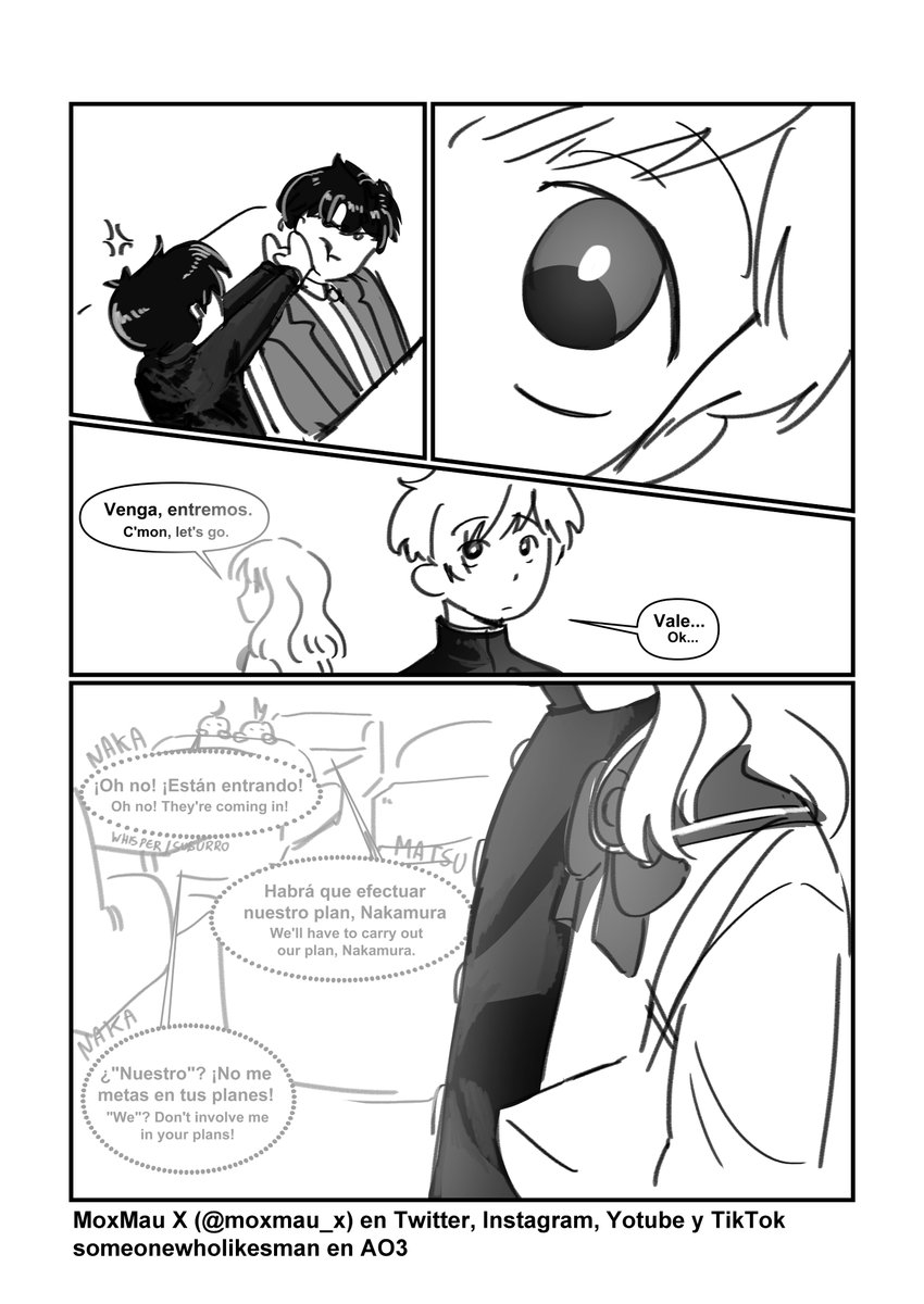 moxmau_x's tweet photo. Cap 2

Parte (1/?) No he terminado los bocetos así que ns cuantas páginas serán lol

#matsunaka #goforitnakamura #ganbarenakamurakun #ガンバレ中村くん https://t.co/L5AhGWjooF