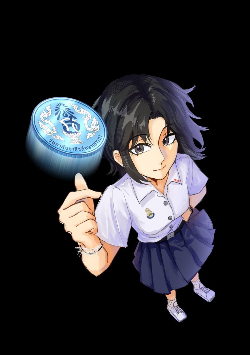 C_ChidDxri's tweet photo. School logo​ trend //เด็กอาชีวะ​คนหนึ่ง https://t.co/c8DD777tto