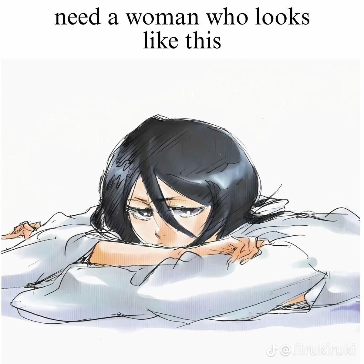 Prevynx's tweet photo. Need a woman like Rukia https://t.co/gazyx2puZe
