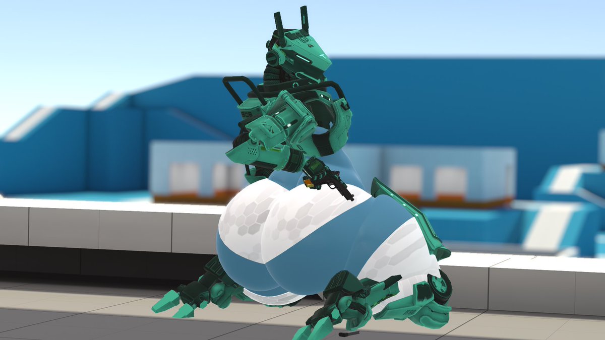 slush_thedawg's tweet photo. “Specter is awaiting orders master..~”

Heheh big booty robot >;3 https://t.co/jjpoMGitcR