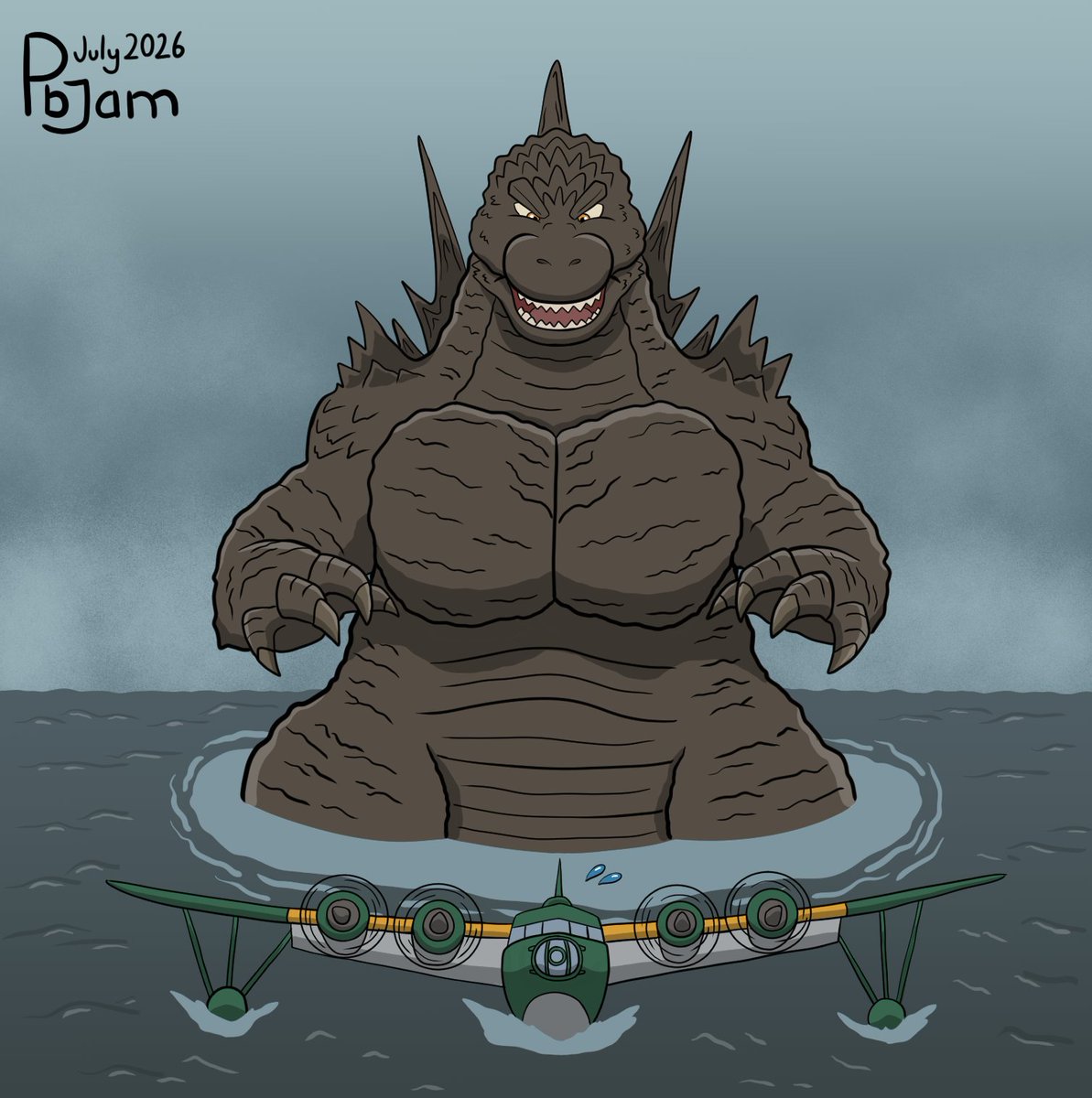 pbjamsandwich's tweet photo. “Returning to zero is not an option.”

#Godzilla #Minus #Zero https://t.co/T6FbGe7lLi