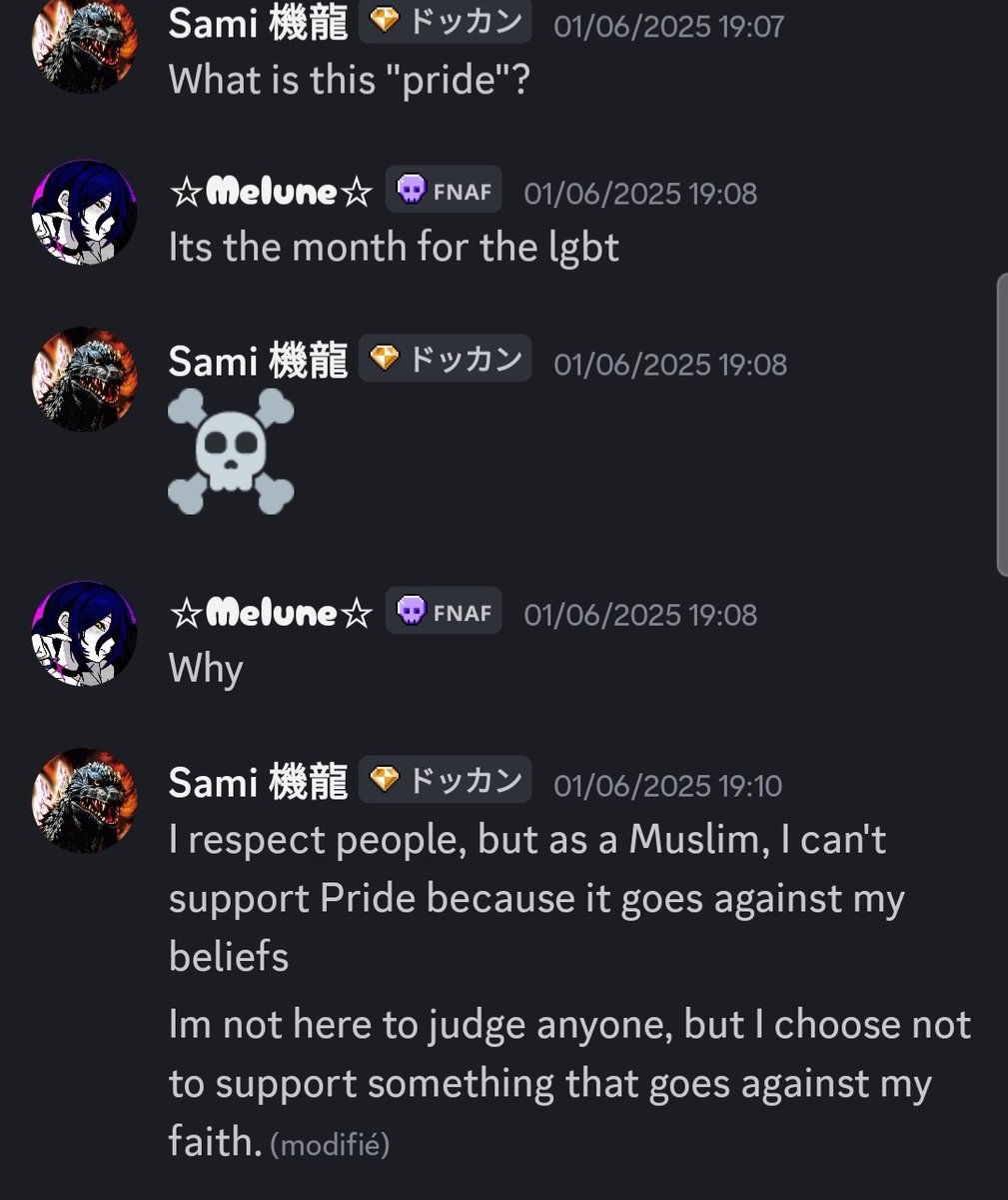 dokamurconcept's tweet photo. @dokkan_sami And finaly here it is Sammi is homophobic and transphobic and he was trying to make me stop be trans cause I was born muslim https://t.co/Tuv5gije7K