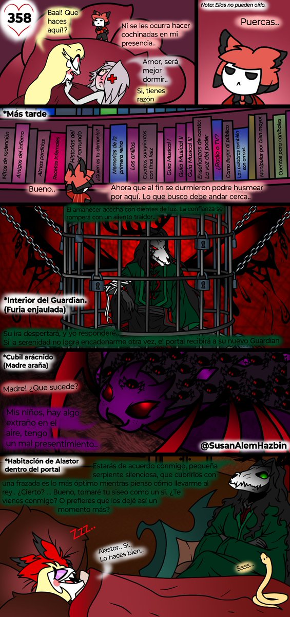 SusanAlemHazbin's tweet photo. Parte 358  - Comic "El Nectar de Velder". 
♥ ¿Los dejamos dormir un ratito mas juntos? ♥

PD: Ya van 6 seguidas publicando, vamos mejorando record! 

Alastor x Lucifer 
#alastorxlucifer #radioapple #luciferxalastor #hazbinhotelfanart #alastorfanart #appleradio #nectardevelder https://t.co/qG98tsajQv