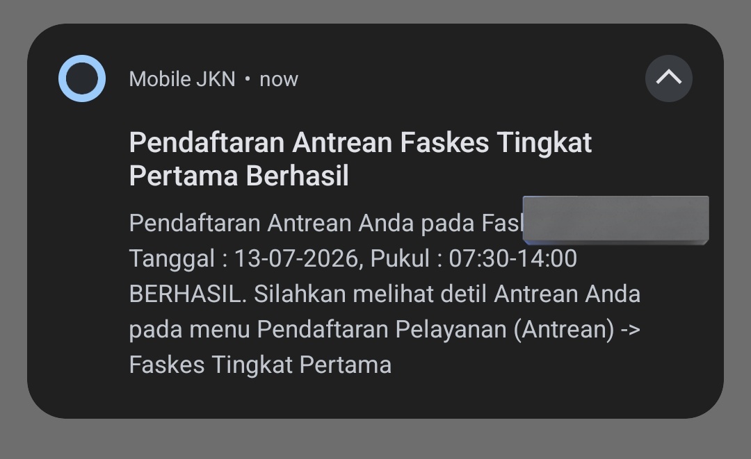 hagipheri1's tweet photo. Eh skrg langsung connect ke jkn ya keren juga https://t.co/ZL9XPxDgx2