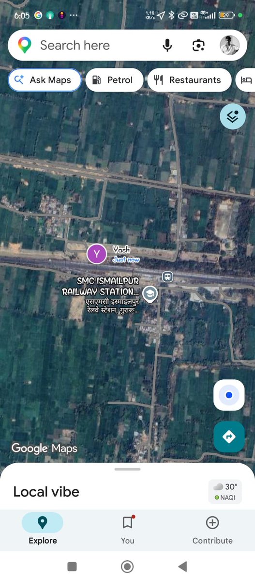Legend_Dheeraj's tweet photo. Respected Sir/Madam,
I lost my Mobile drop outside window in the journey ANVT to Puri (18428), near Islampur Railway Station Today at 5:30am 13 JULY 2026.

I tracked mobile my location pls. See The attached 
@RPF_INDIA @rpfecrspj @rpfecr @RailwaySeva https://t.co/RTcTwd5PGS