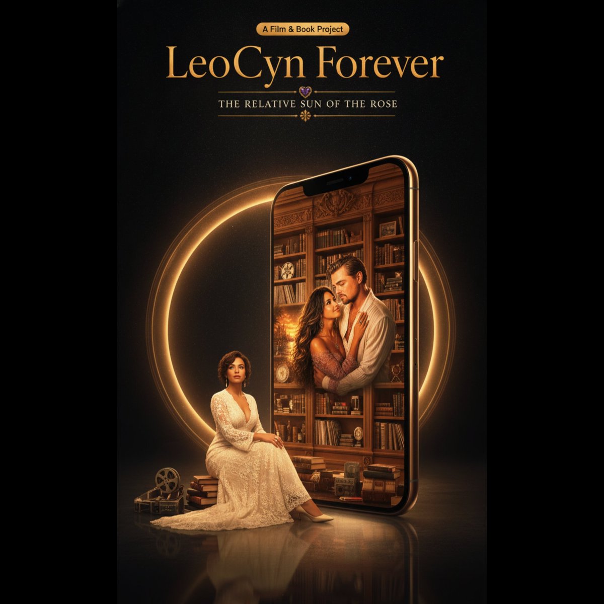 CelstialTrinity's tweet photo. "Leocyn Forever: The Relative Sun of the Rose" is an upcoming creative film project and book created by Goddess, USA Today bestselling author, and filmmaker Cyndia de Saint-Cyr Montès Bonaparte DiCaprio. Inspired by her deep love for Leonardo Wilhelm DiCaprio, the story explores the concept of "twin souls" across eternity.

Creator: Written, directed, and produced by Cyndia de Saint-Cyr Montès Bonaparte DiCaprio.

Plot: Follows two twin souls across space and time—one born in Montreal and the other in Los Angeles. It explores themes of memory, eternity, God, and reincarnation.

Soundtrack: Features a 7-song album including original tracks like "LeoCyn Forever" and "Idyllic Telepathy," performed by Cyndia and AI.

You can discover more of Cyndia's work and official updates by exploring her Amazon Author Store or her Cyndia Saint-Cyr Montès Facebook Page.

Google AI Overview.