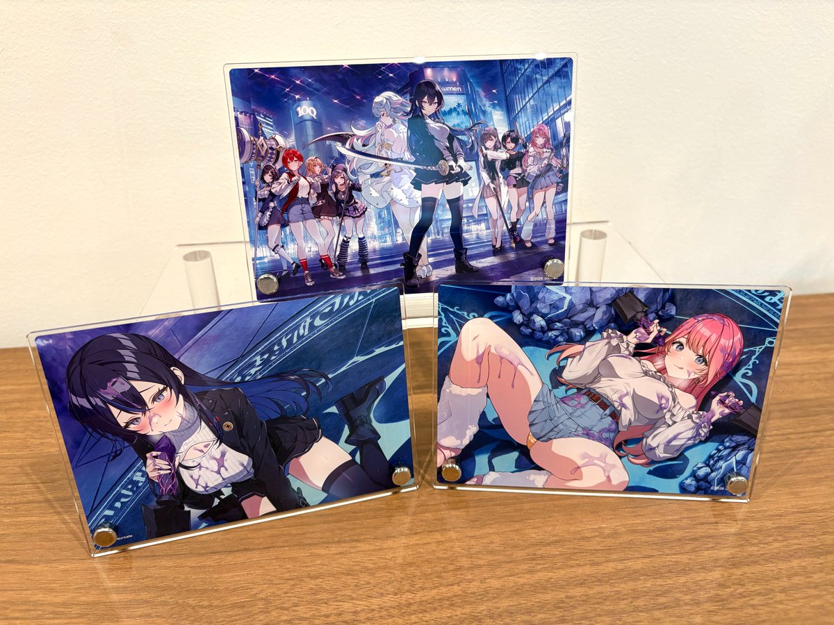 アクリルパネル ワルキューレ 金沢 東京ワルキューレ】 qureate ONLINE SHOPにて 新作グッズが好評販売中