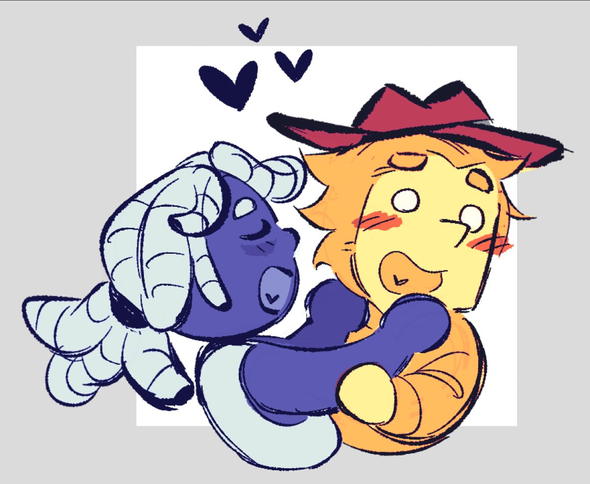 chikn_fryd's tweet photo. very messy doodle of them from memory urpppp scary scary https://t.co/Nvcsi4Bv8u