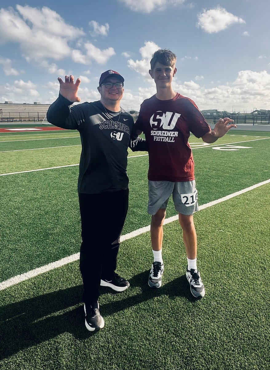 CannonKlost's tweet photo. Thank you @SchreinerFB and @Coach_Magnia for having me out at camp today. I learned a lot and enjoyed the competition. 
#UMW https://t.co/KQI240GX5X
