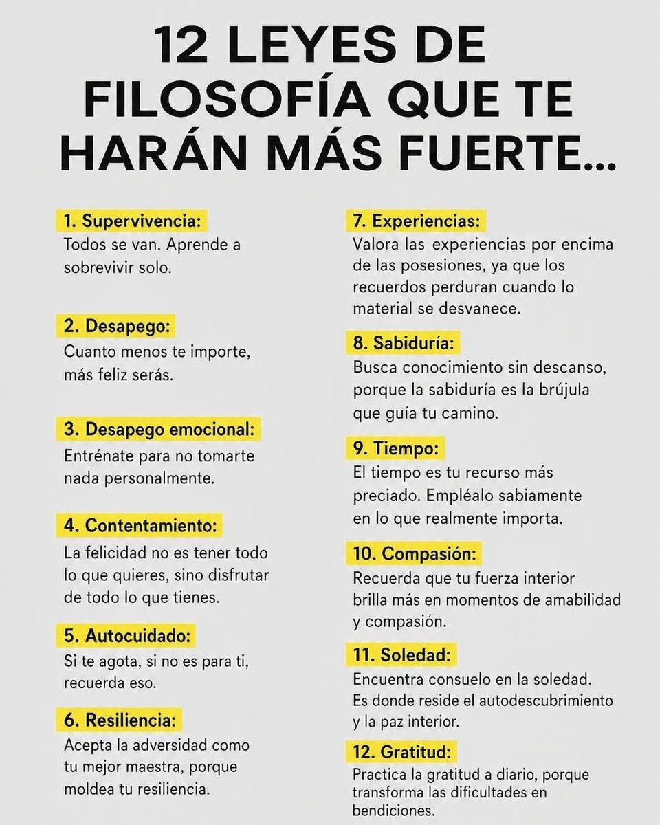 MartaCecilia36's tweet photo. 12 Leyes de filosofía que te harán más fuerte: https://t.co/JEVvLxO6NF