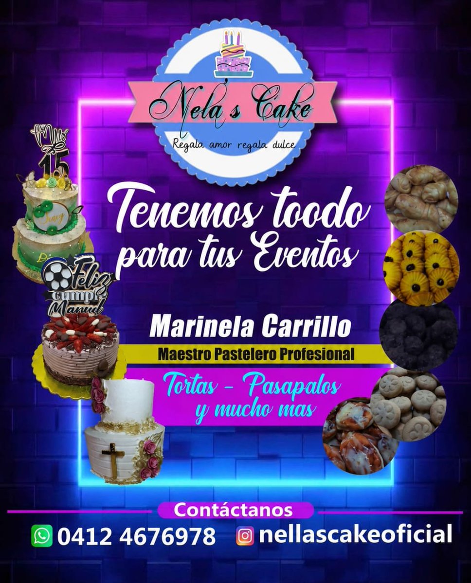 LuisReyes_30's tweet photo. Por favor ayuden a difundir.
Marinela es de Maracay, trabaja como repostera y últimamente no le han salido trabajos, necesita trabajar para costear sus gastos.
Los que sean de Maracay o zonas cercanas pueden contratar sus servicios.
Todos podemos ayudarnos. Gracias. https://t.co/WxSTuBIDLl