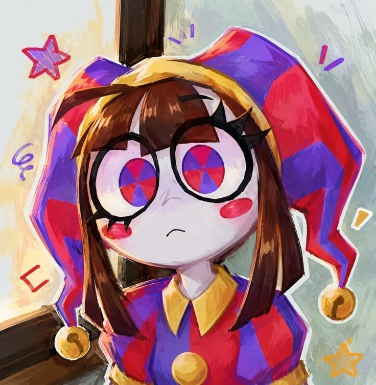 artist_mark01's tweet photo. When your brain is buffering but everyone expects a response. 🤹✨
.
.
.
#TheAmazingDigitalCircus #Tadc #Pomni https://t.co/uWfXDZACgM