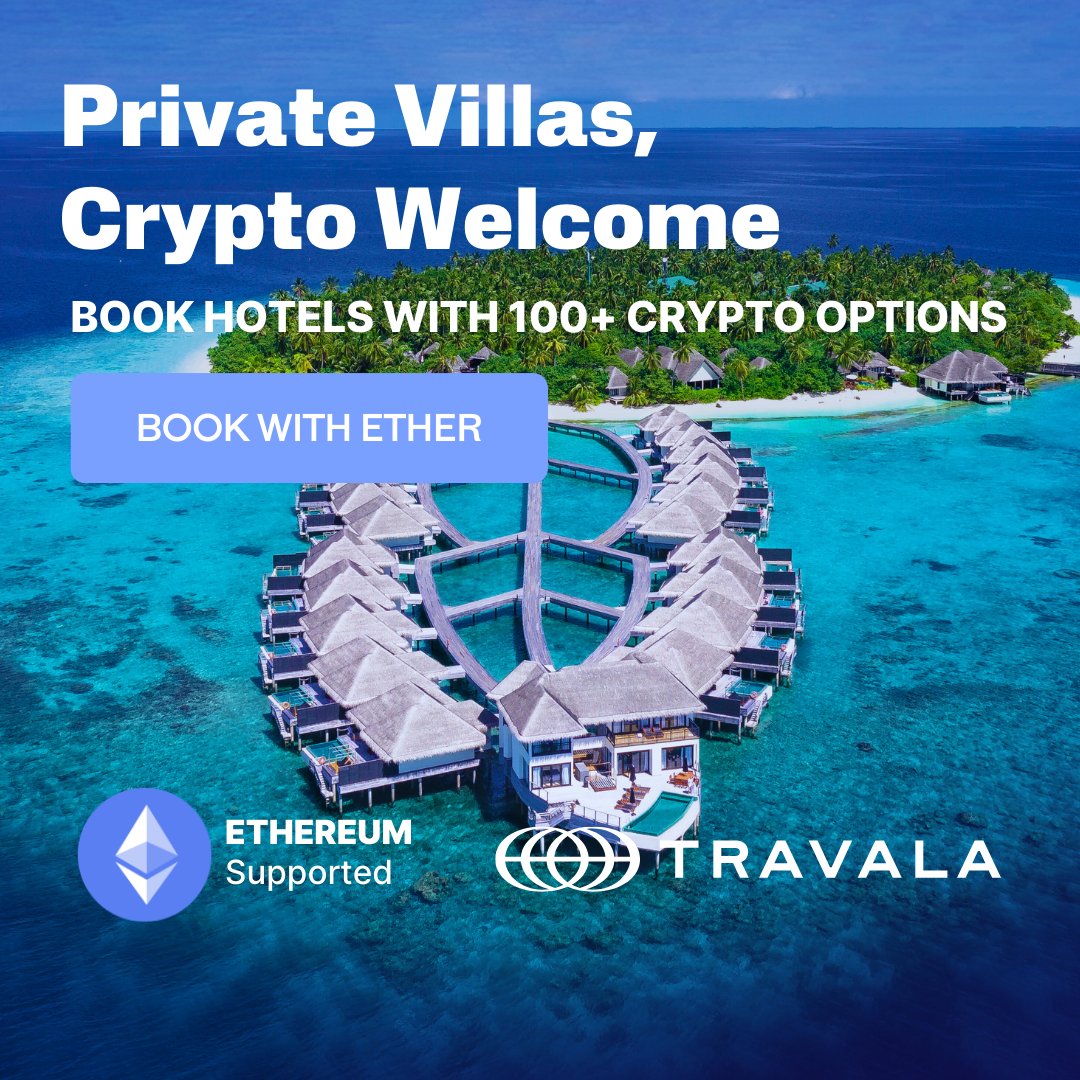 travalacom's tweet photo. Book 2.2M+ Hotels With Crypto