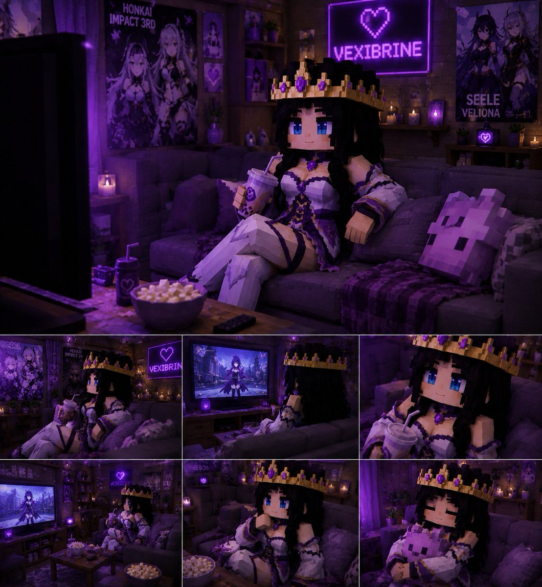 zeroxbrine5c's tweet photo. "Steve &amp; Vexibrine cozy night together~   #MinecraftNSFW #Steve #vexibrine #MinecraftPorn #Mineimator #NSFW #MinecraftCouple" https://t.co/JqiOuChopm