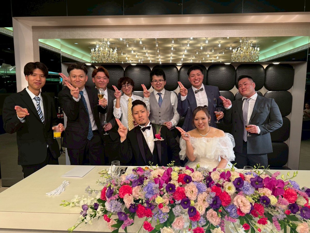 ys_b_factory's tweet photo. 昨日はいい結婚式見せてもらいましたꉂꉂ😁 https://t.co/Hp7CAsXaPy