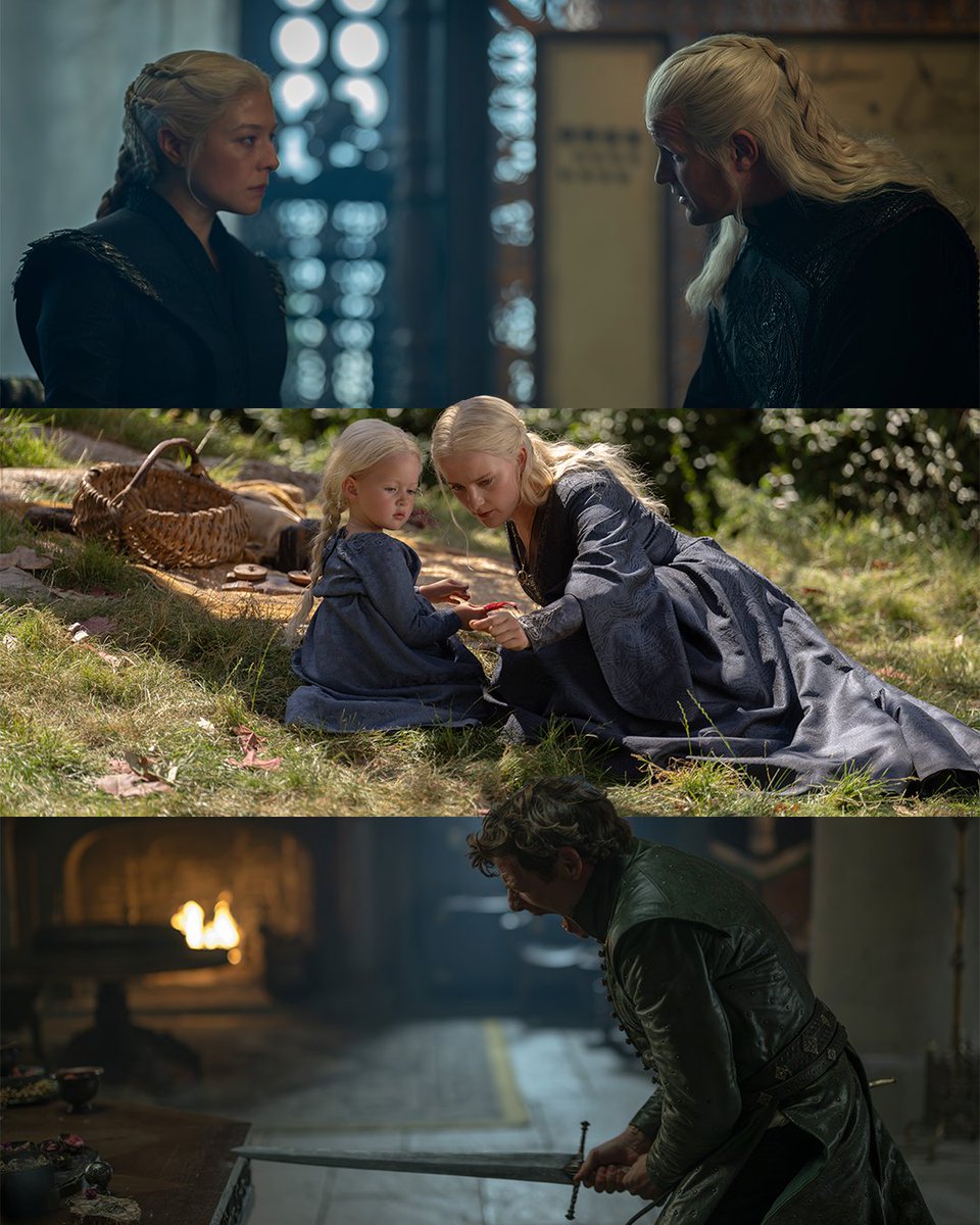 HBOMaxLat's tweet photo. ¡Silencio en el reino! 🐉🔥 Un nuevo episodio de #LaCasaDelDragon ya está disponible en HBO Max https://t.co/R9BtTMe7TE