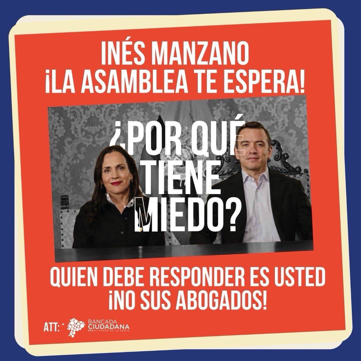 arisdelypy's tweet photo. Los ecuatorianos merecemos escuchar a quien ejerció el cargo, no únicamente a sus abogados. Dar la cara también es rendir cuentas.

#ManzanoDaLaCara #ManzanoEsNoboa https://t.co/dGHmbGq7JE