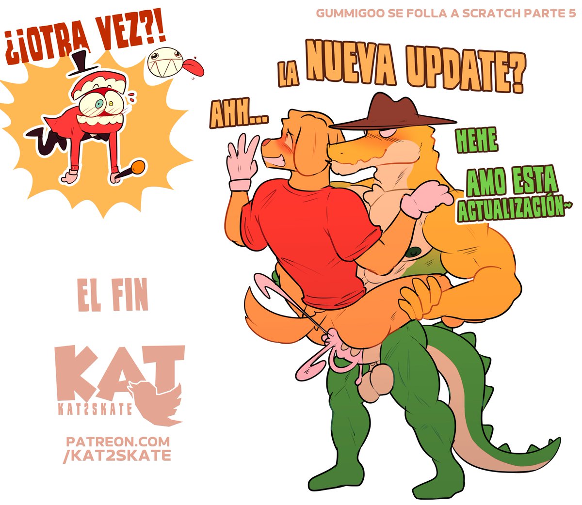 Kat2Skate's tweet photo. 🔥🐊GUMMIGOO FUCKS SCRATCH!🐊🔥| 🔞FINAL PAGE🔞

💚: Watch full sketches on my patreon! ;D

#NSFW #gummigoofanart #scratchtadc #TADC #kat2skate #gaybara #furry #furryart #furryartwork #furryfandom
