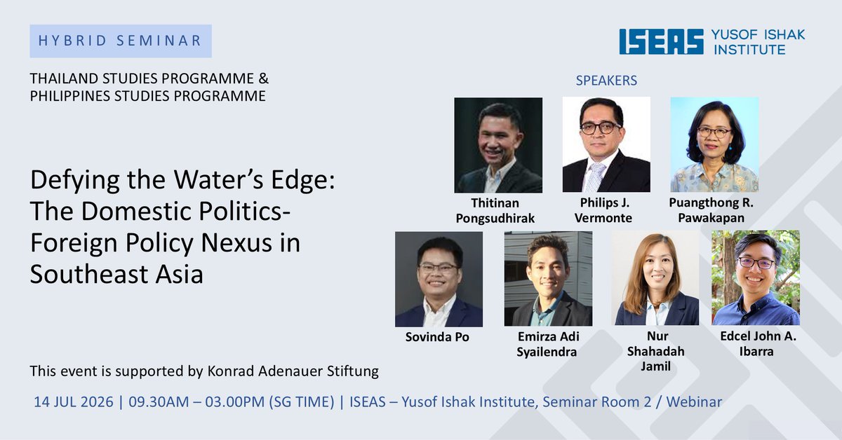 ISEAS - Yusof Ishak Institute tweet media