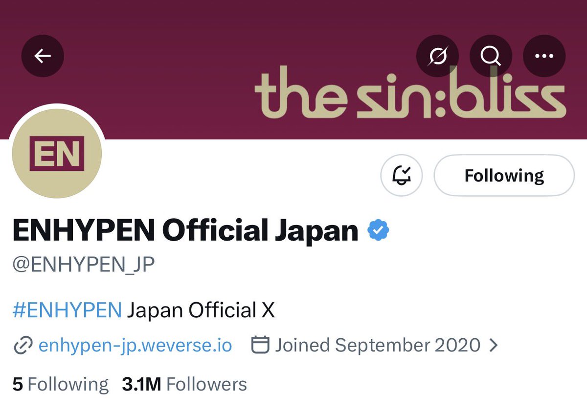 enhypenupdates's tweet photo. [INFO] 260713

@ENHYPEN_members, @ENHYPEN, @ENHYPEN_JP changed their layouts to THE SIN : BLISS! 

ENHYPEN’s Weverse layout has been updated as well. 💚

#THE_SIN_BLISS #ENHYPEN #엔하이픈 https://t.co/fJZFekIt0p