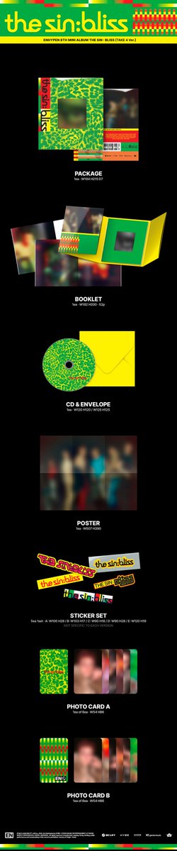 byeol_ice's tweet photo. ‘THE SIN : BLISS’ 총 4가지 버전

- 패키지 : 4버전 / 버전별 1종
TAKE 1 Ver. 
TAKE 2 Ver.
TAKE 3 Ver. 
TAKE 4 Ver. 

+ 엔진 버전, 위버스 버전, ID Card 버전, 
ID Card Keyring 버전, Vinyl https://t.co/iExgRJ5Uoy