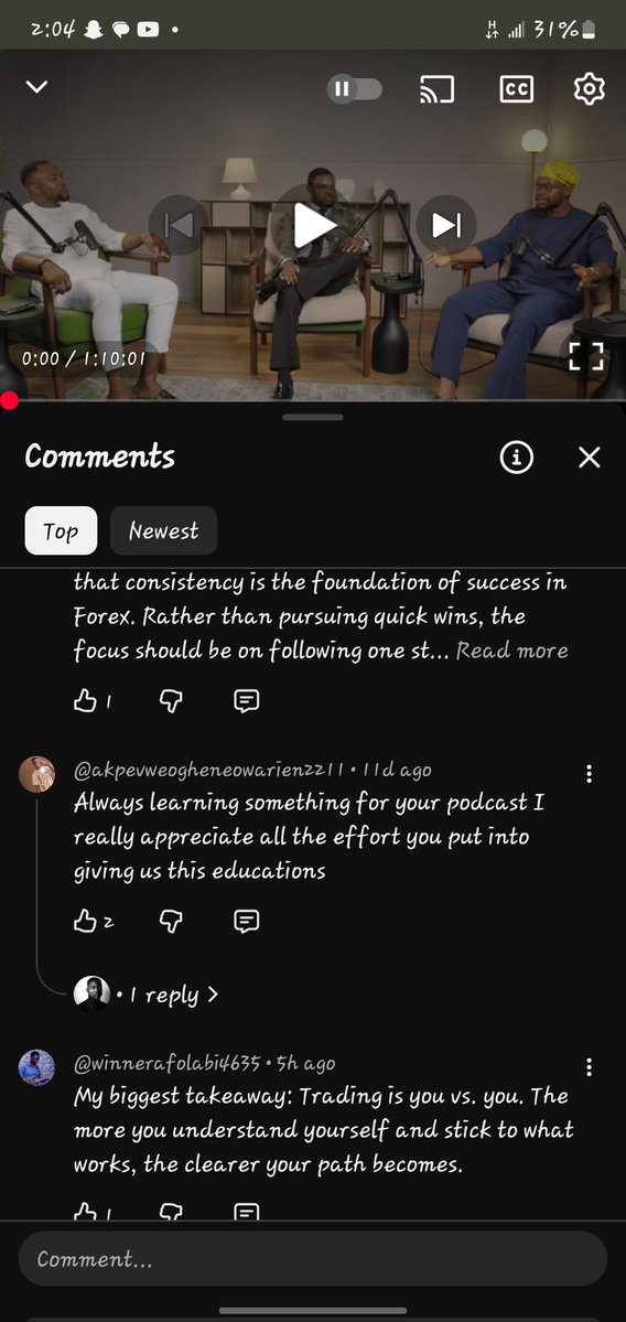 mayorakp's tweet photo. @MrPeakFX @RondoFx @promisenakpan @fundingpips @Fxstraighttalk @ShashtradesGC My biggest take away from this podcast 
Try to get the knowledge first even if have to pay pay for it get the knowledge and also have passion for it stay consistent in learning even when you are tired just keep going https://t.co/KOLUAIA9aX