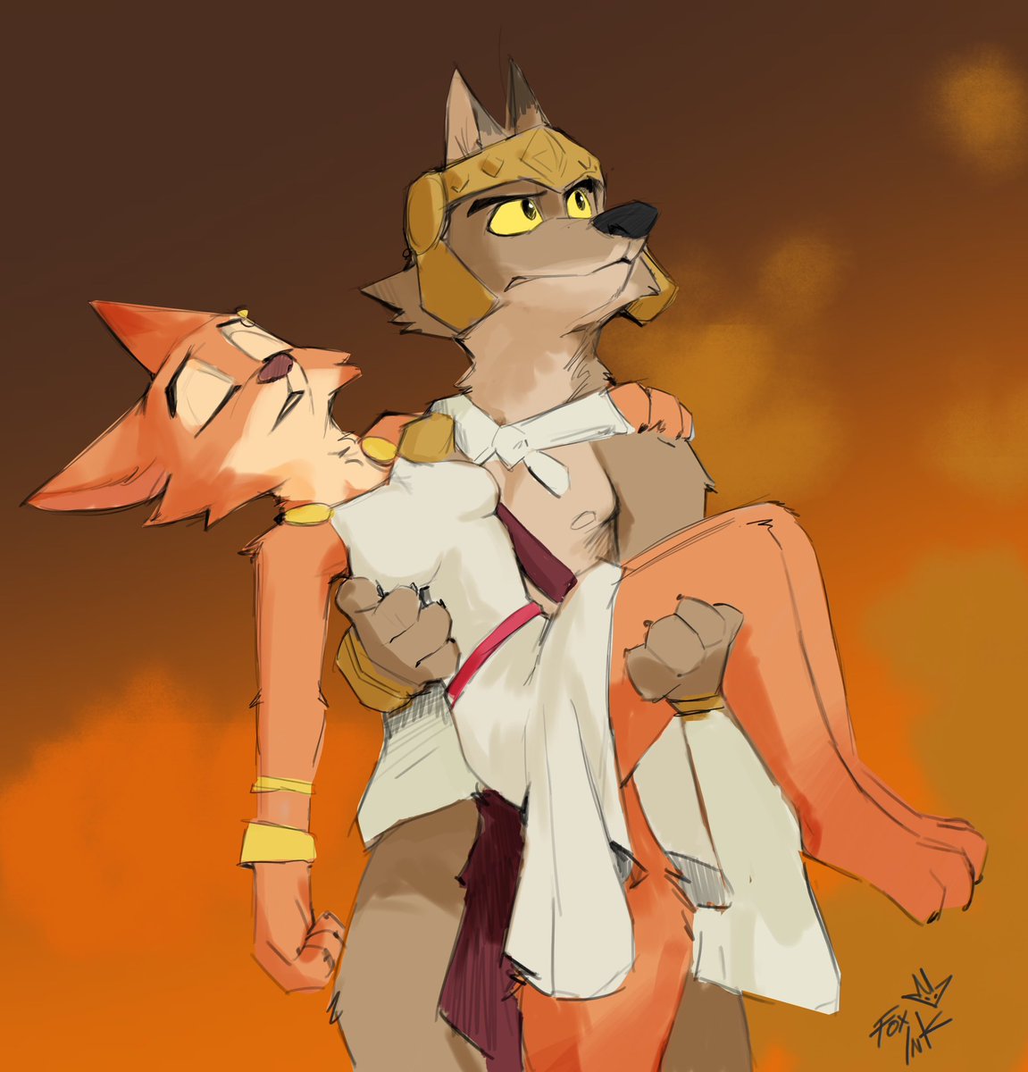 FoxInkArtist's tweet photo. Fire Background 🔥

#TheBadGuys https://t.co/kTgiUiOBJd
