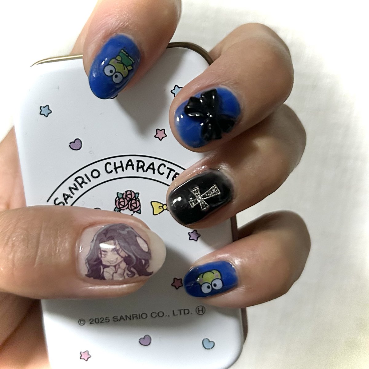 paya_bj's tweet photo. モチベーション上げる為にネイル💅★*
ゆーても、ほぼ100円ショップ🤣
センスもなければ、雑だけどいいのwww https://t.co/zfZaxYS0E9